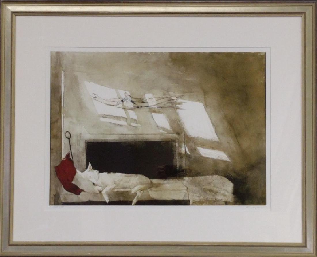 Andrew Wyeth Hand Signed Print "Southern Comfort" (1 of 4)