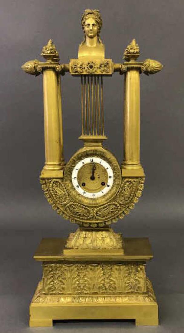 Fine French Fire-Gilt Mantel Clock (1 of 8)