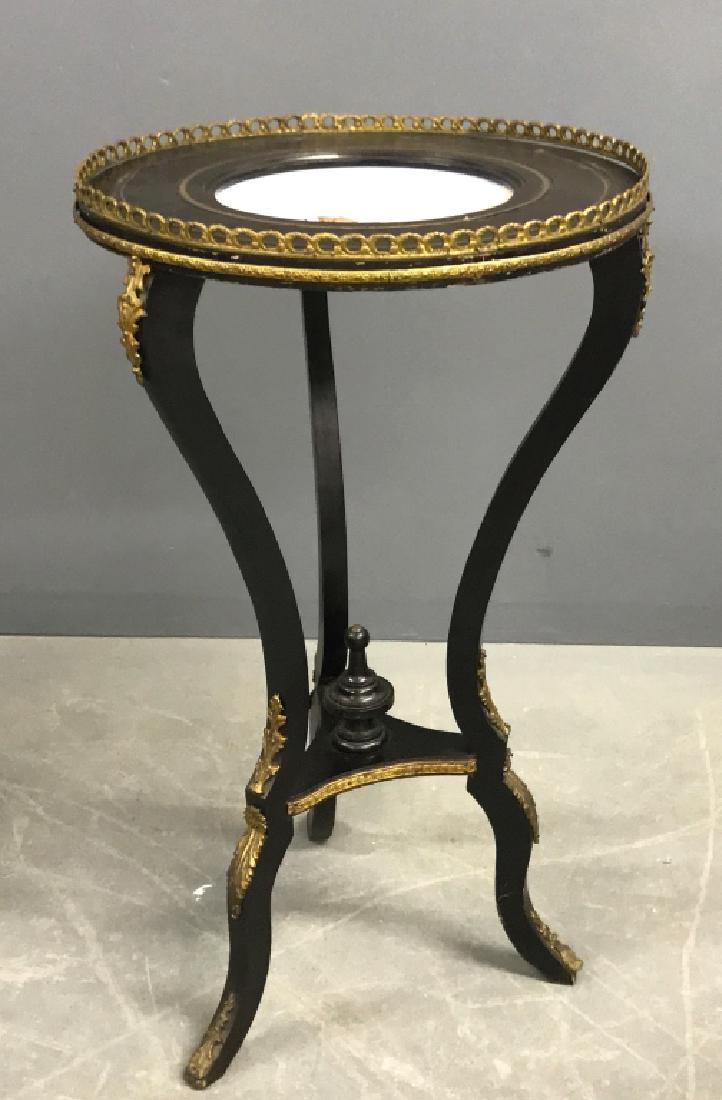 Ebonized Victorian Plant Stand (1 of 3)