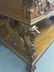 Oak Side Server with Carved Lion Heads & Griffins - 6