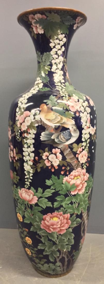 Massive Japanese Cloisonne Vase (1 of 10)