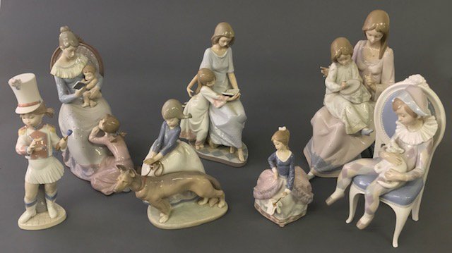 Seven Lladro Porcelain Figurines (1 of 2)