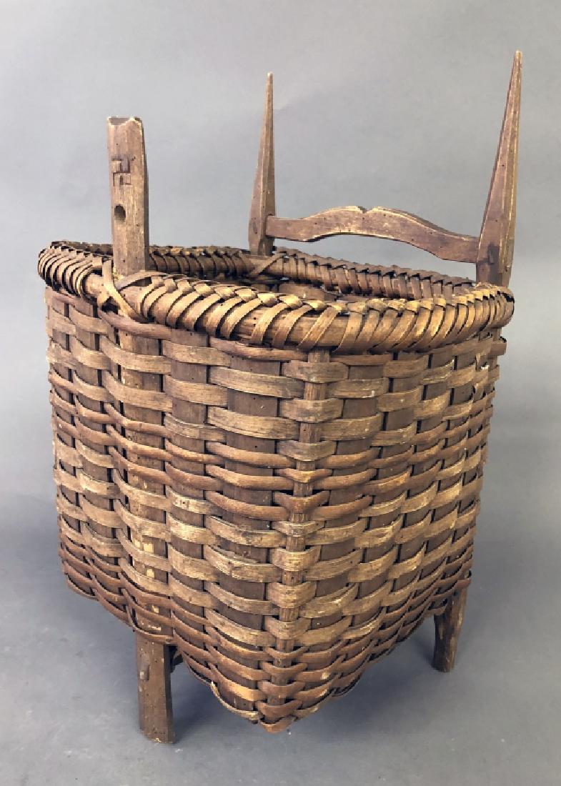 Early Splint Wood Back Pack Basket (1 of 5)