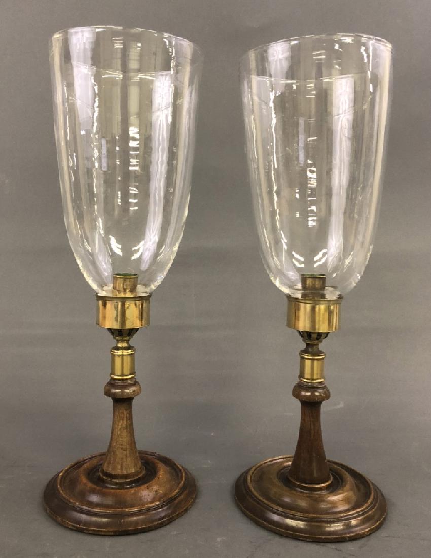 Pair of Hurricane Shade Candleholders (1 of 1)