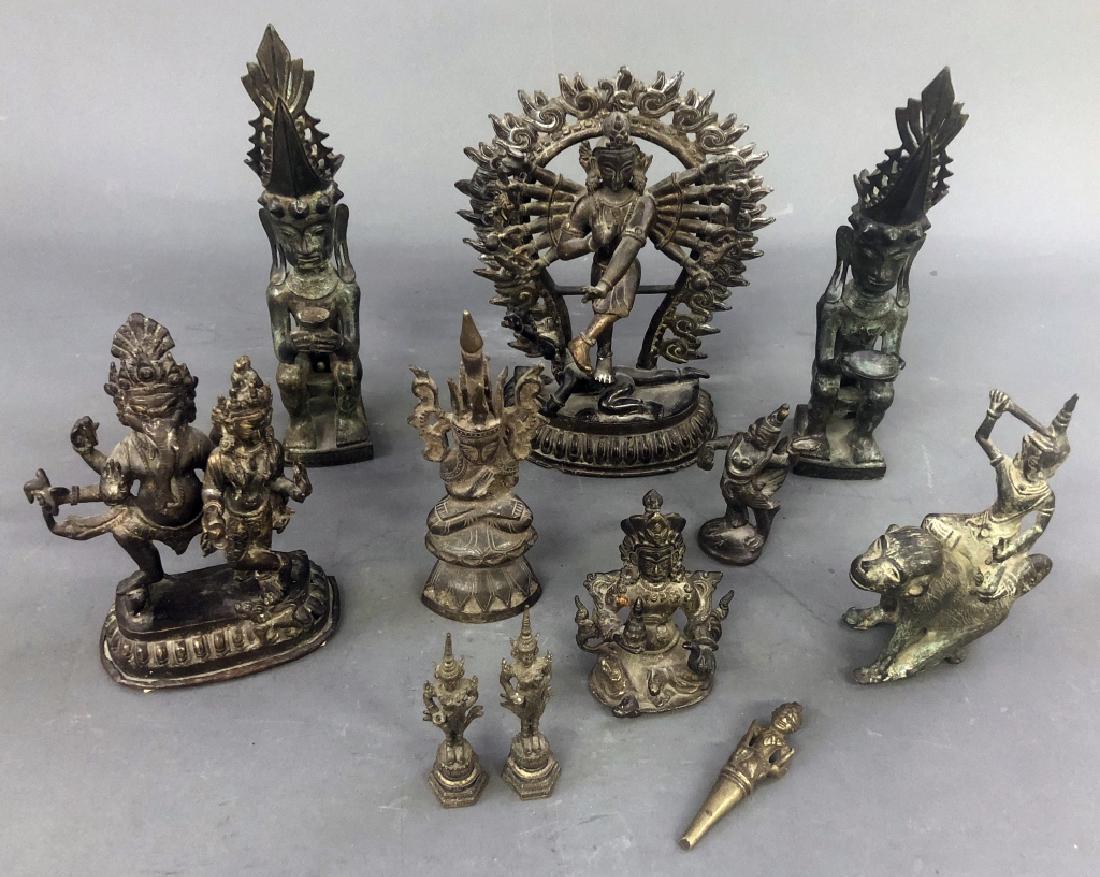 Eleven Indian Bronze Figures (1 of 7)