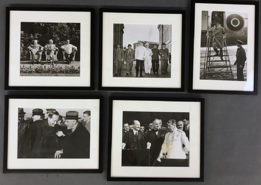 Five WWII Photos of Stalin, Roosevelt, Churchill (1 of 8)