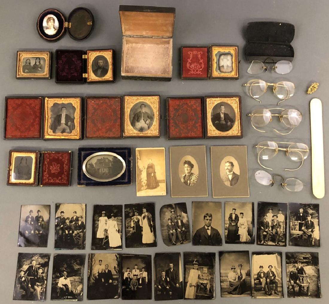 Collection of Daguerreotypes and Tintypes (1 of 4)