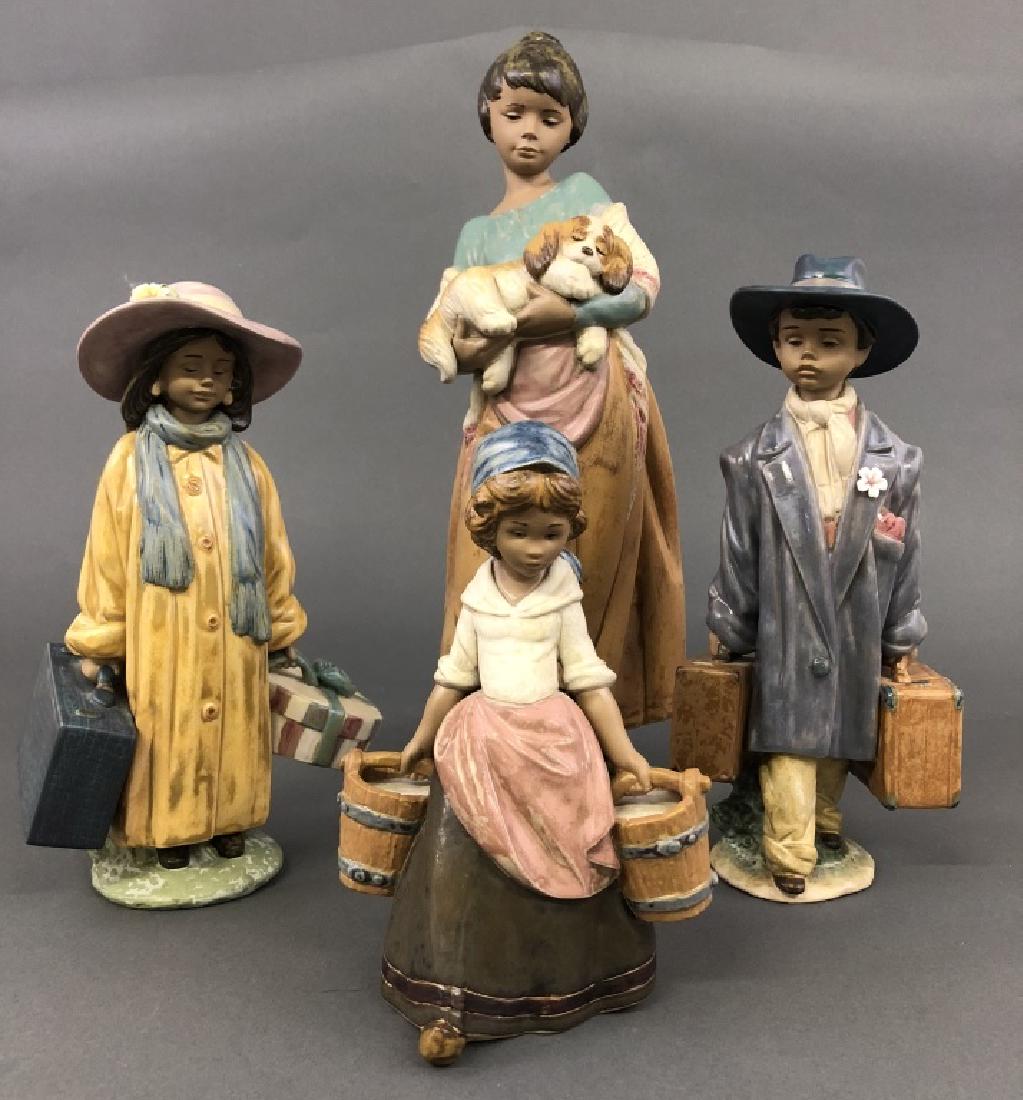 Four Large Colorful Lladro Figures (1 of 2)