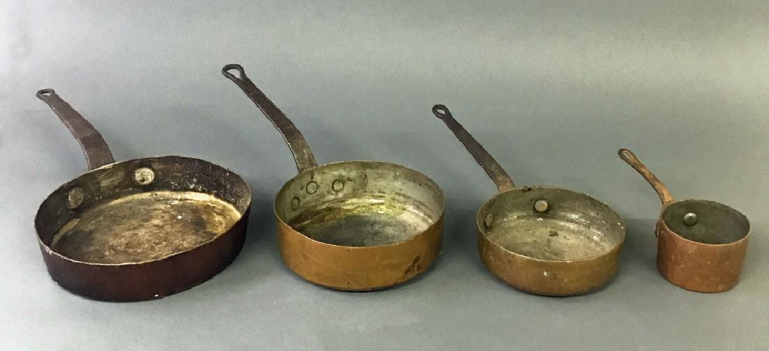 Four Copper / Iron Pans (1 of 6)