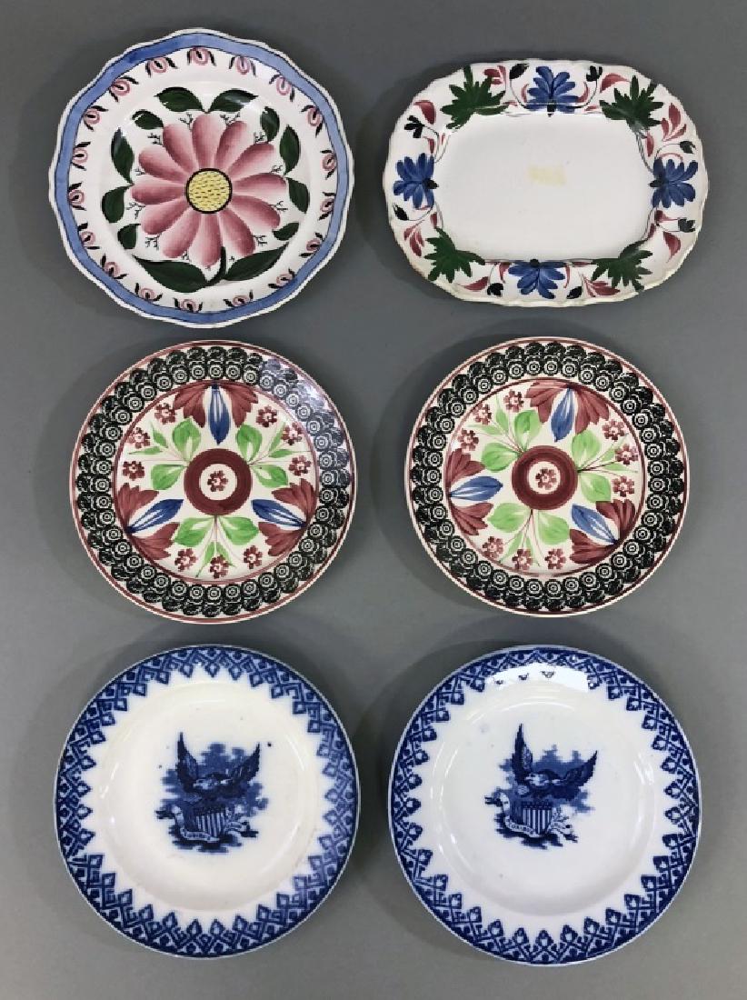 Pottery Plates and Small Platter (1 of 5)