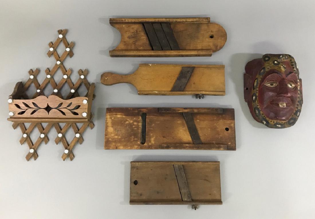 Victorian Wall Pocket, Mandolines, and a Mask (1 of 2)
