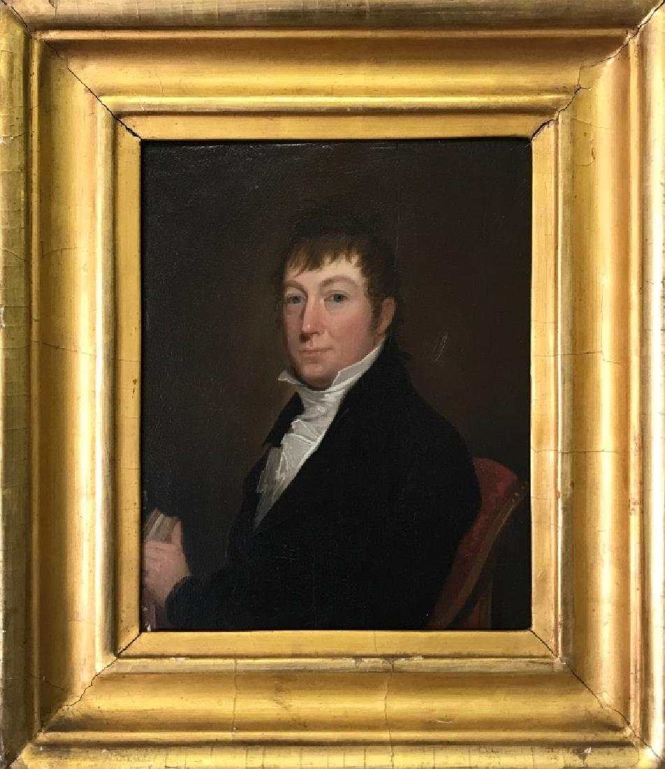 Oil on Panel Portrait of a Gentleman (1 of 3)