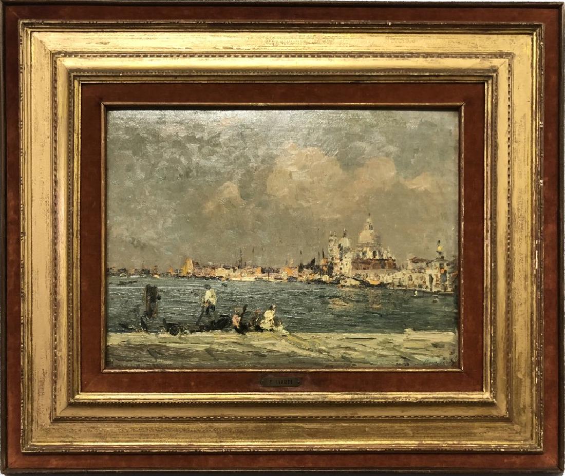 Emma Ciardi Oil on Board of Venice Waterscape (1 of 7)