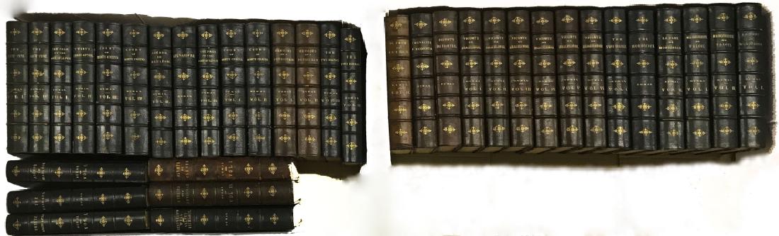 Thirsty-Six Leather Books by Alexander Dumas (1 of 3)