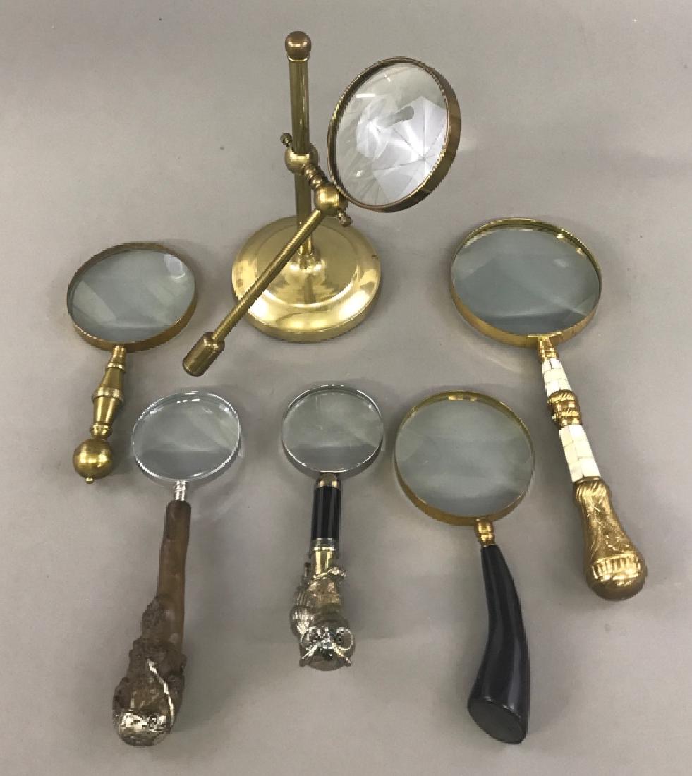 Six English Magnifying Glasses (1 of 5)