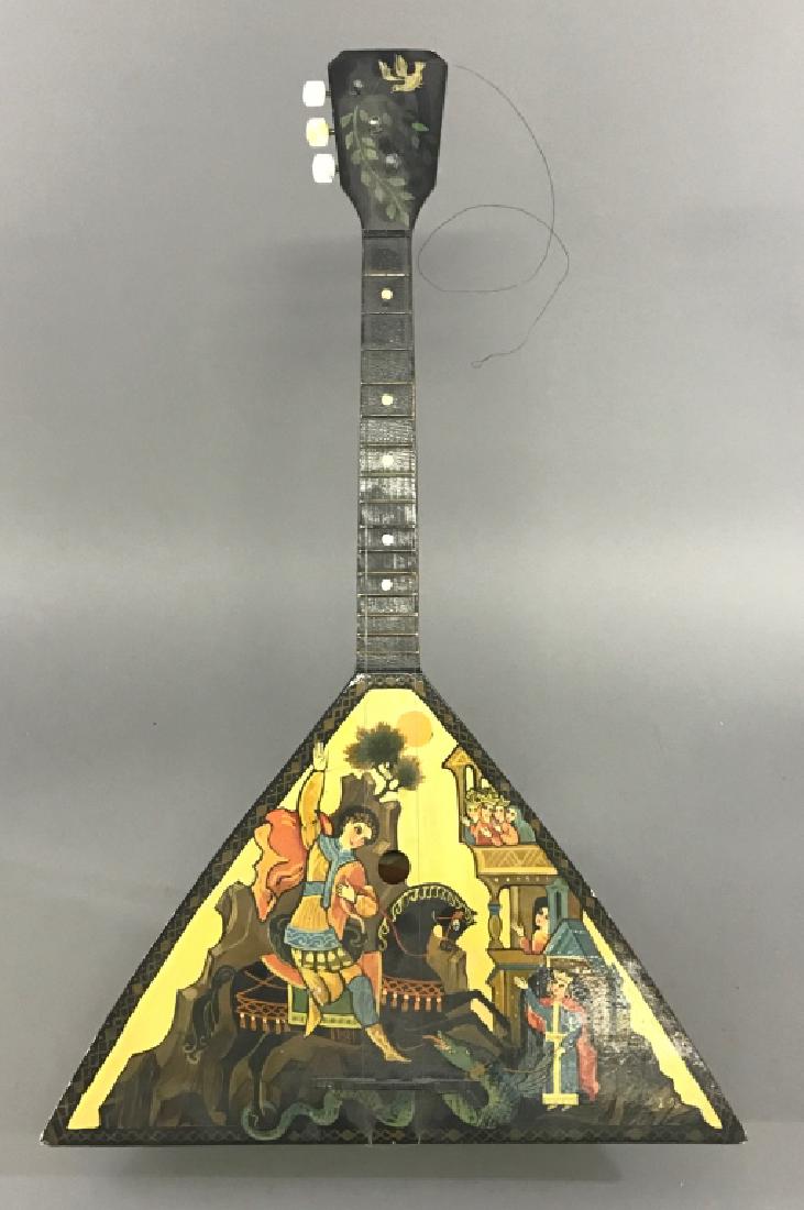 Three-String Balalaika, Hand Painted (1 of 2)