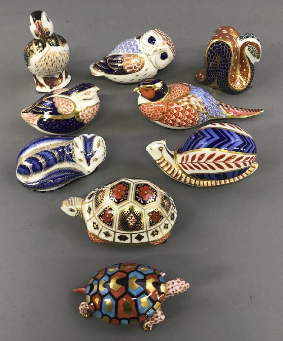 Eight Royal Crown Derby Porcelain Figures (1 of 6)