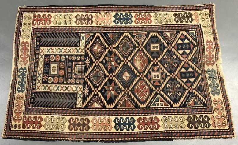 Colorful Caucasian Prayer Mat (1 of 3)