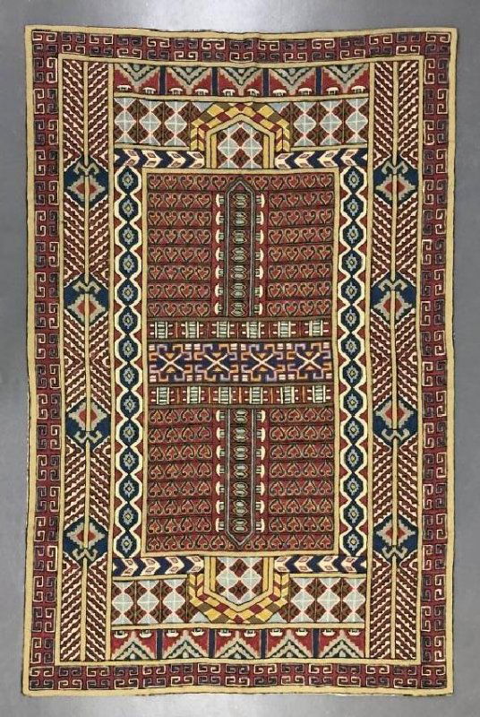 Tribal Geometric Rug or Wall Hanging (1 of 2)