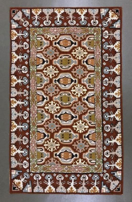 Geometric Tribal Rug or Wall Hanging (1 of 2)