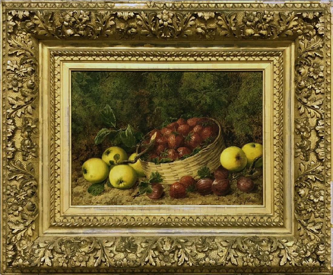 George Clare Oil on Canvas Still Life of Fruit (1 of 11)