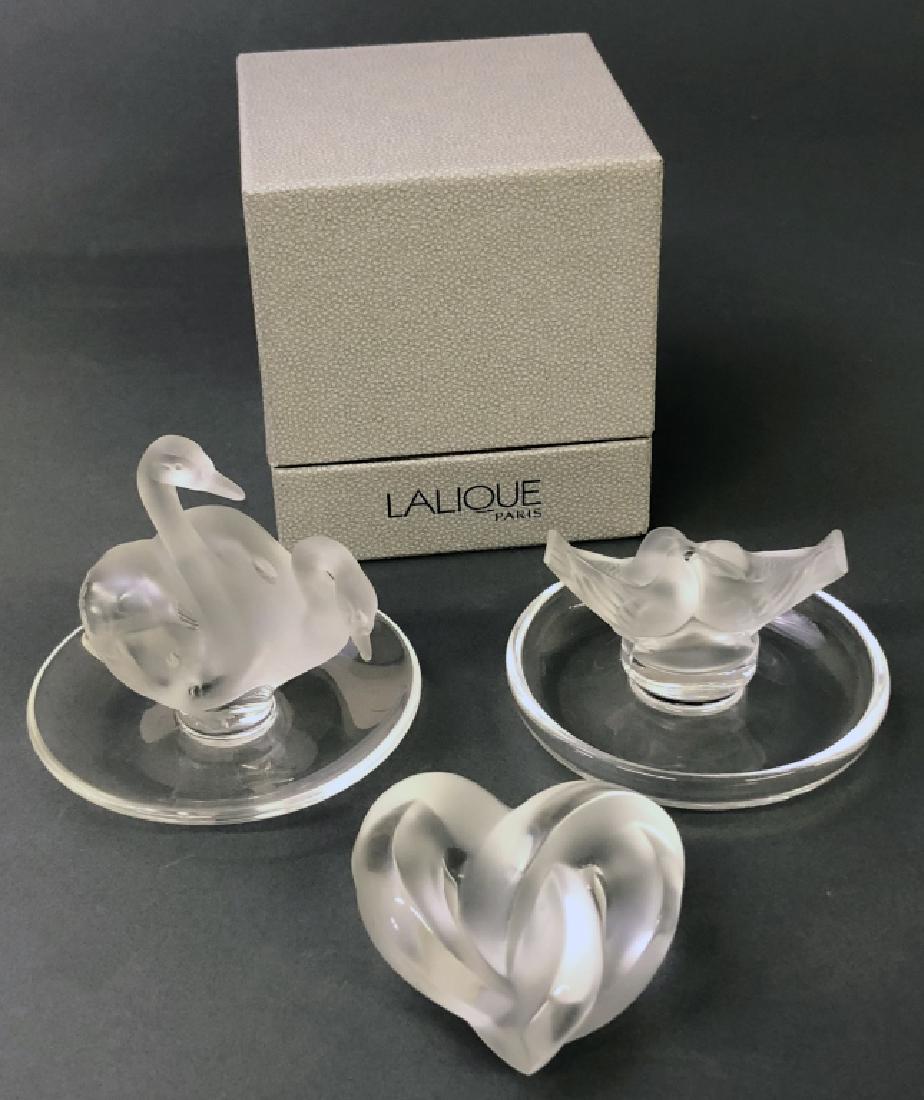 Three Signed Lalique Pieces (1 of 4)