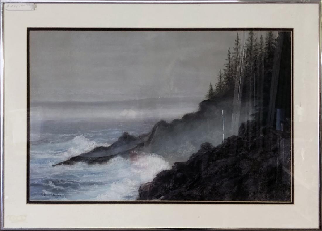 Helen McChesney Drawing of a Shoreline (1 of 3)