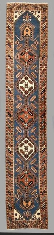 Persian Runner with Blue Field (1 of 2)