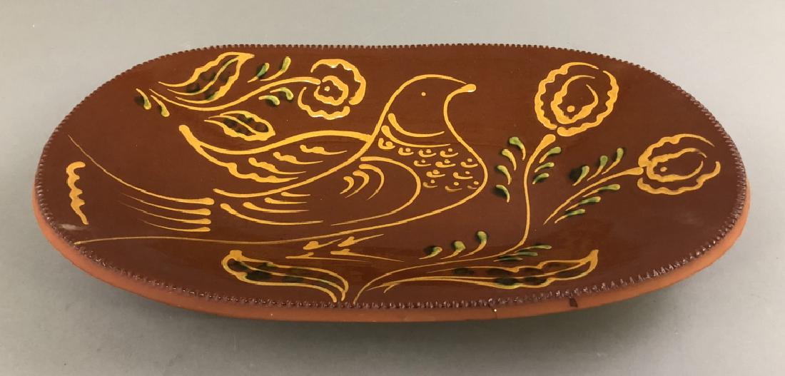 Foltz Pottery Redware Loaf Dish (1 of 5)