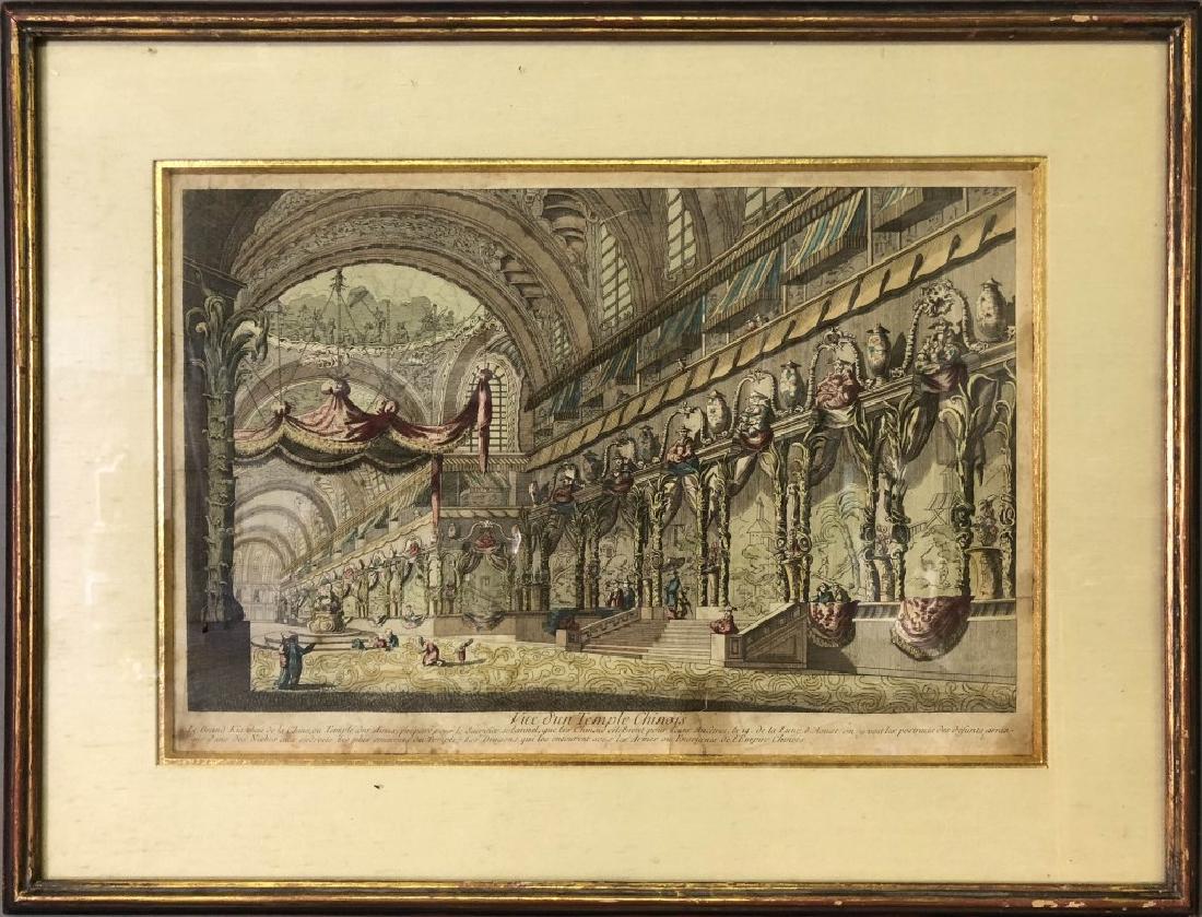 J. Chereau Optical Print "Vue d'un Temple Chinois" (1 of 5)