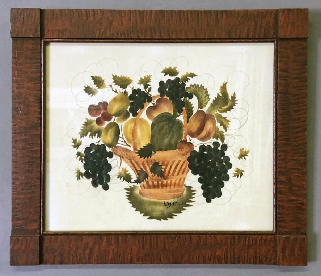 Theorem of a Basket of Fruit Signed Hope R. Angier (1 of 4)