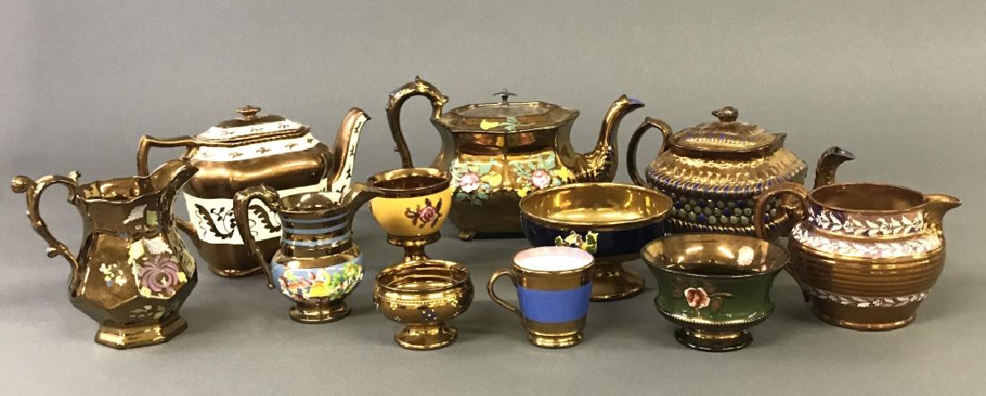 Copper Lustre Grouping (1 of 2)