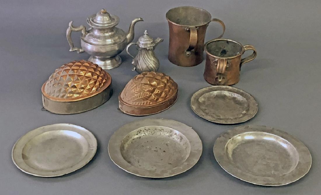 Pewter and Copper Kitchen Ware (1 of 10)