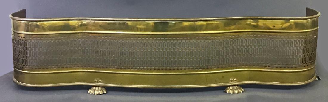Brass Serpentine Fire Fender (1 of 1)