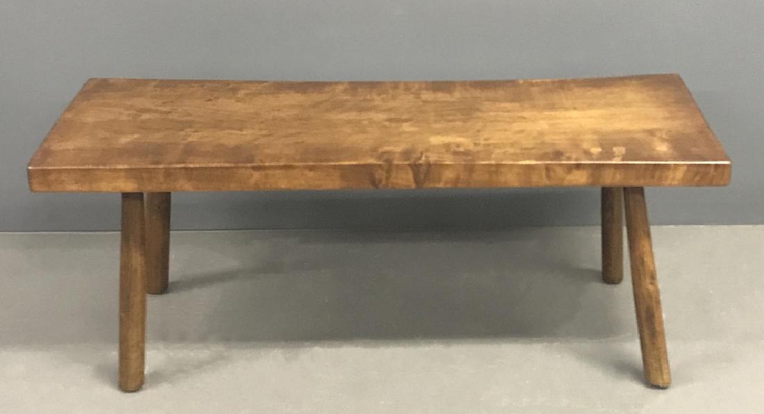 Cherry Slab Wood Coffee Table (1 of 10)