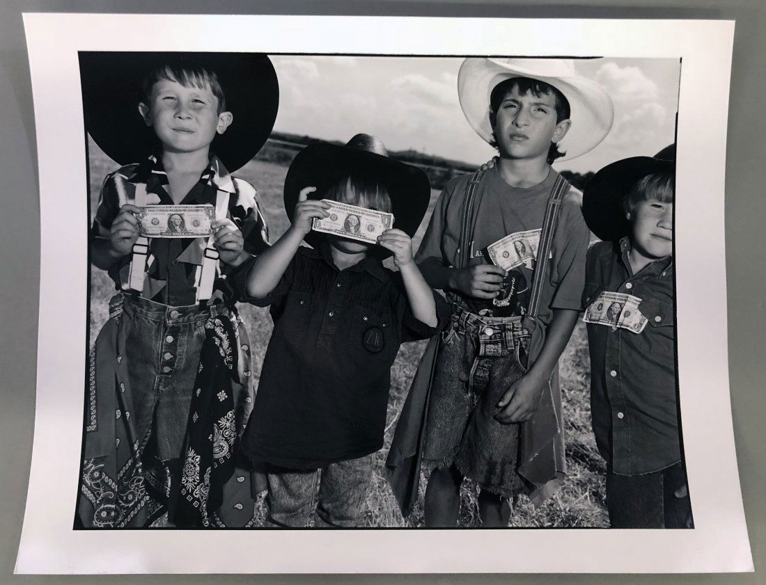 Mary Ellen Mark "Boys With Dollars - Boeme, Texas" (1 of 2)