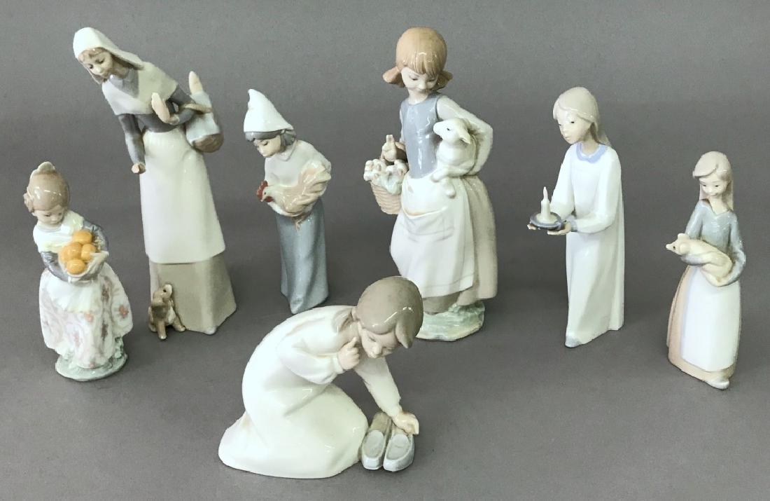 Seven Lladro Figurines (1 of 2)