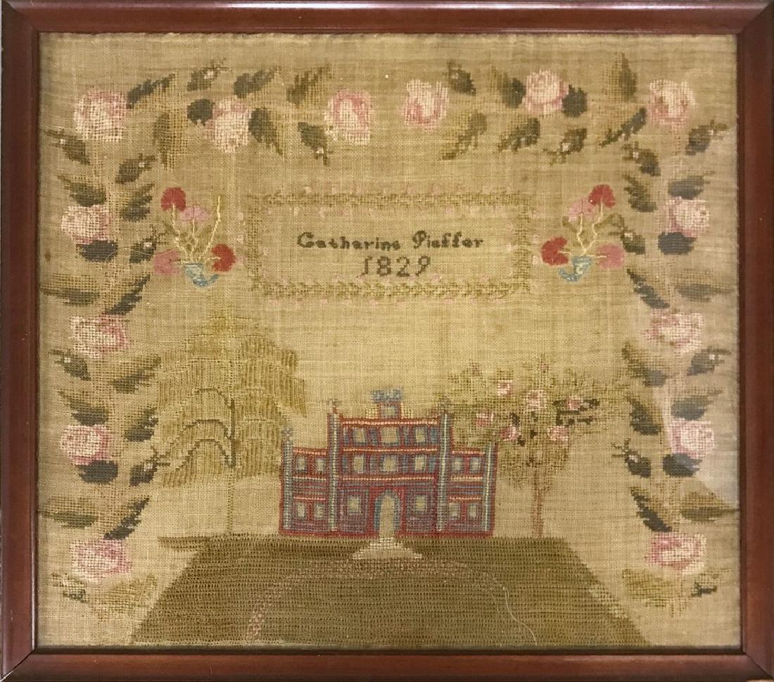 Wool on Linen Sampler (1 of 2)