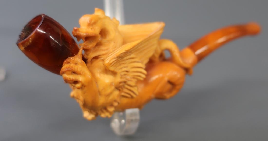 Meerschaum Pipe Carved in Dragon Form (1 of 2)