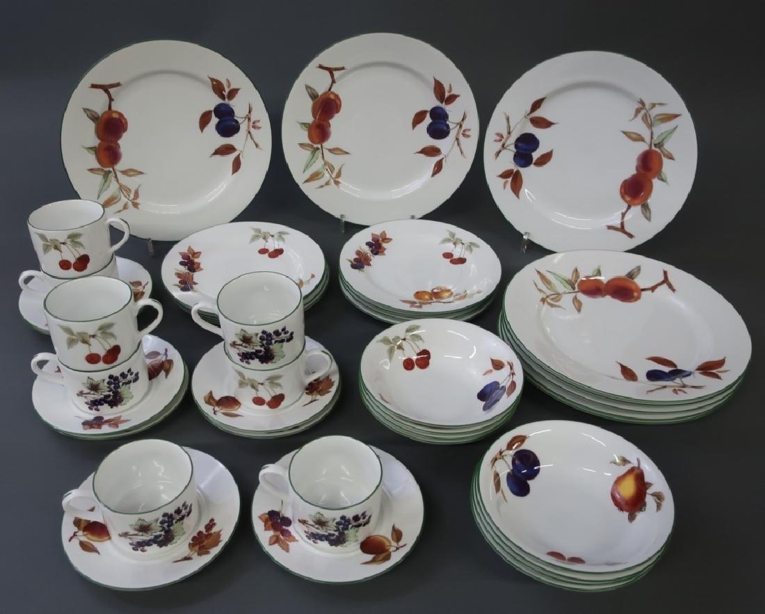 Royal Worcester China Service "Evesham Vale" (1 of 2)