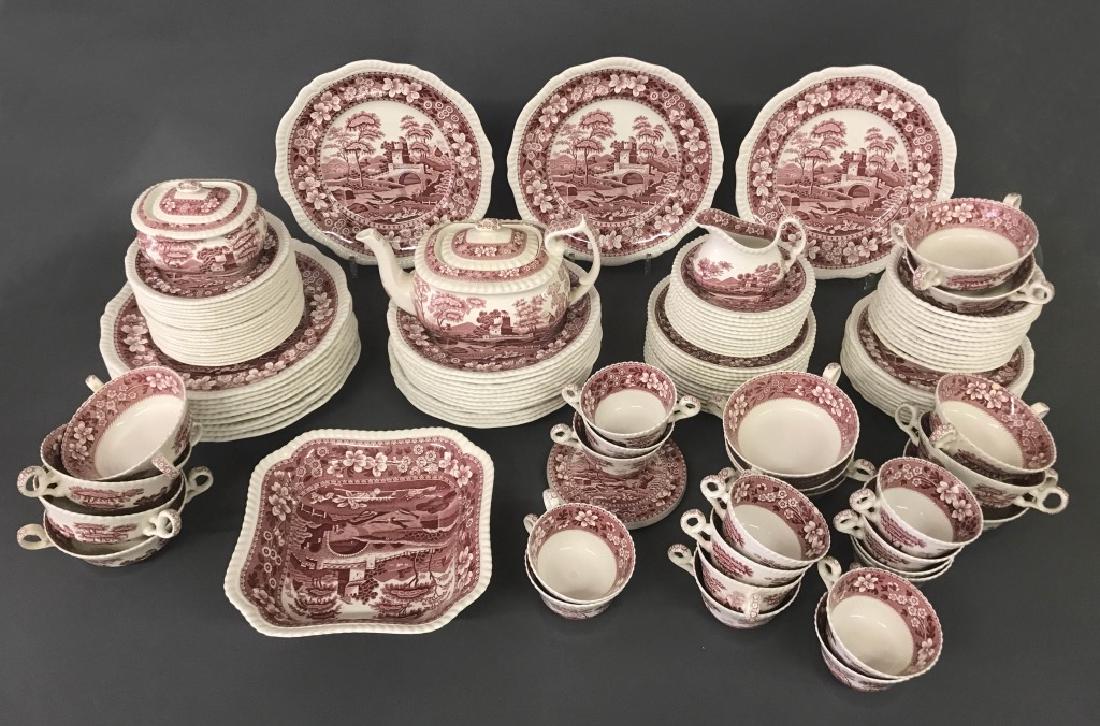 English Red Transfer Copeland China Service (1 of 3)