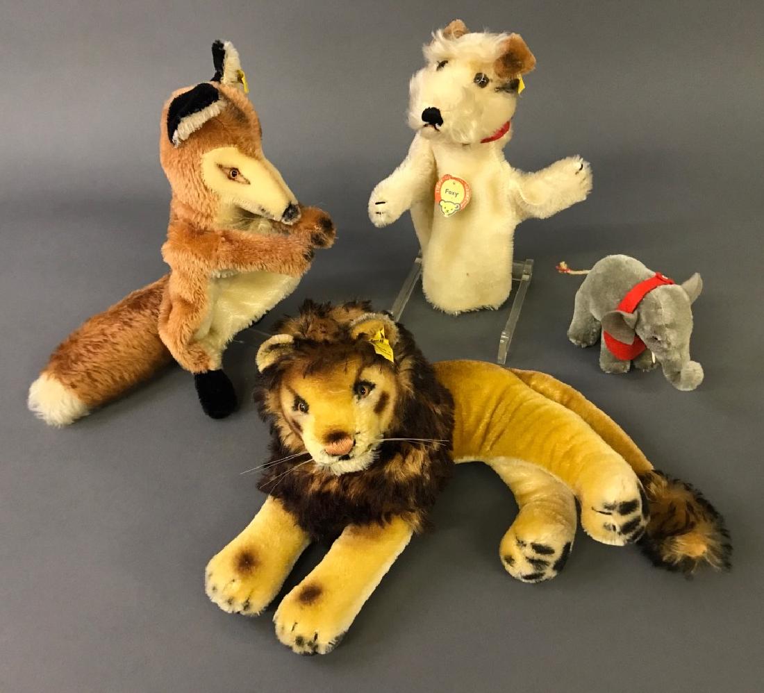 Four Steiff Mohair Animals (1 of 2)