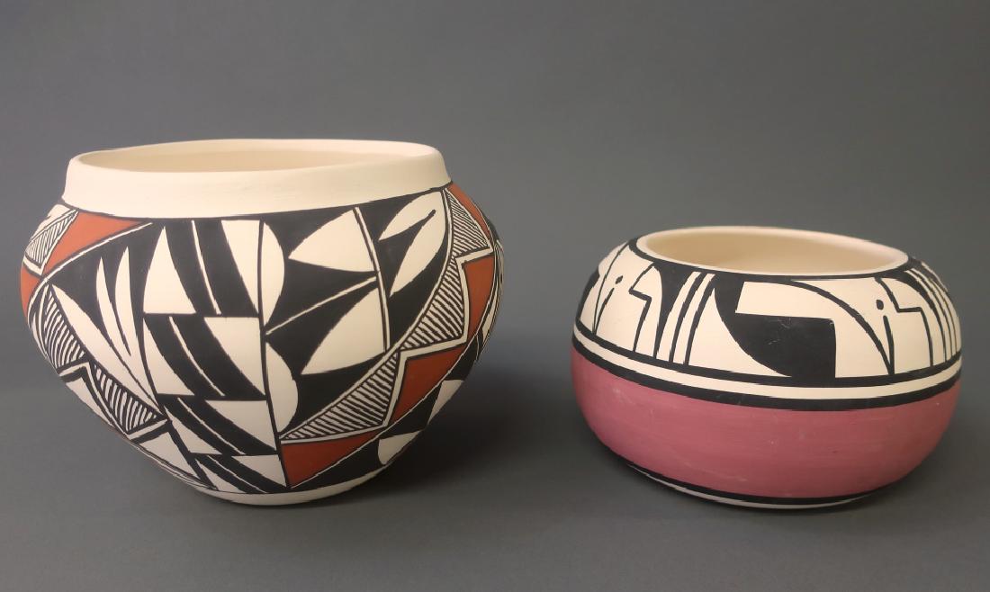 New Mexico Indian Pottery Jar and Another Jar (1 of 2)