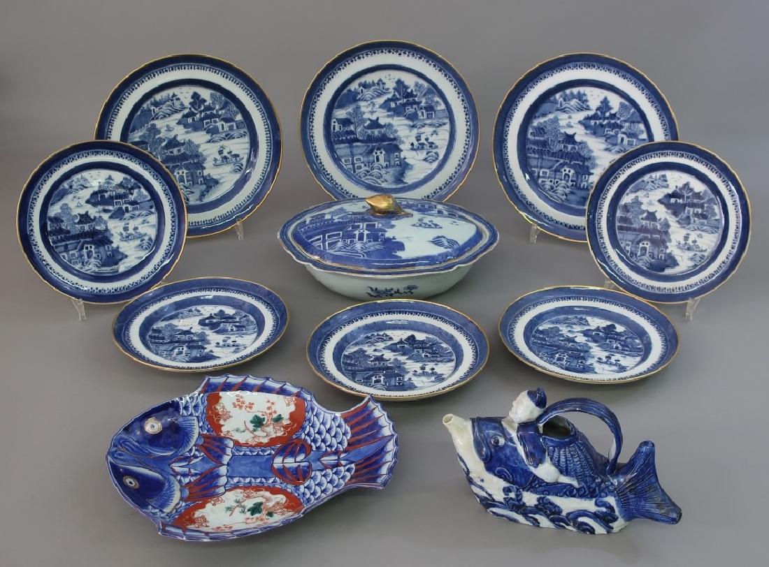 Chinese Porcelain  Nanking Plates and Other Dishes (1 of 1)