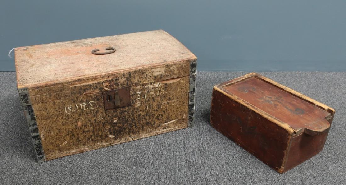 Small Continental Storage Box and a Slide Lid Box (1 of 1)