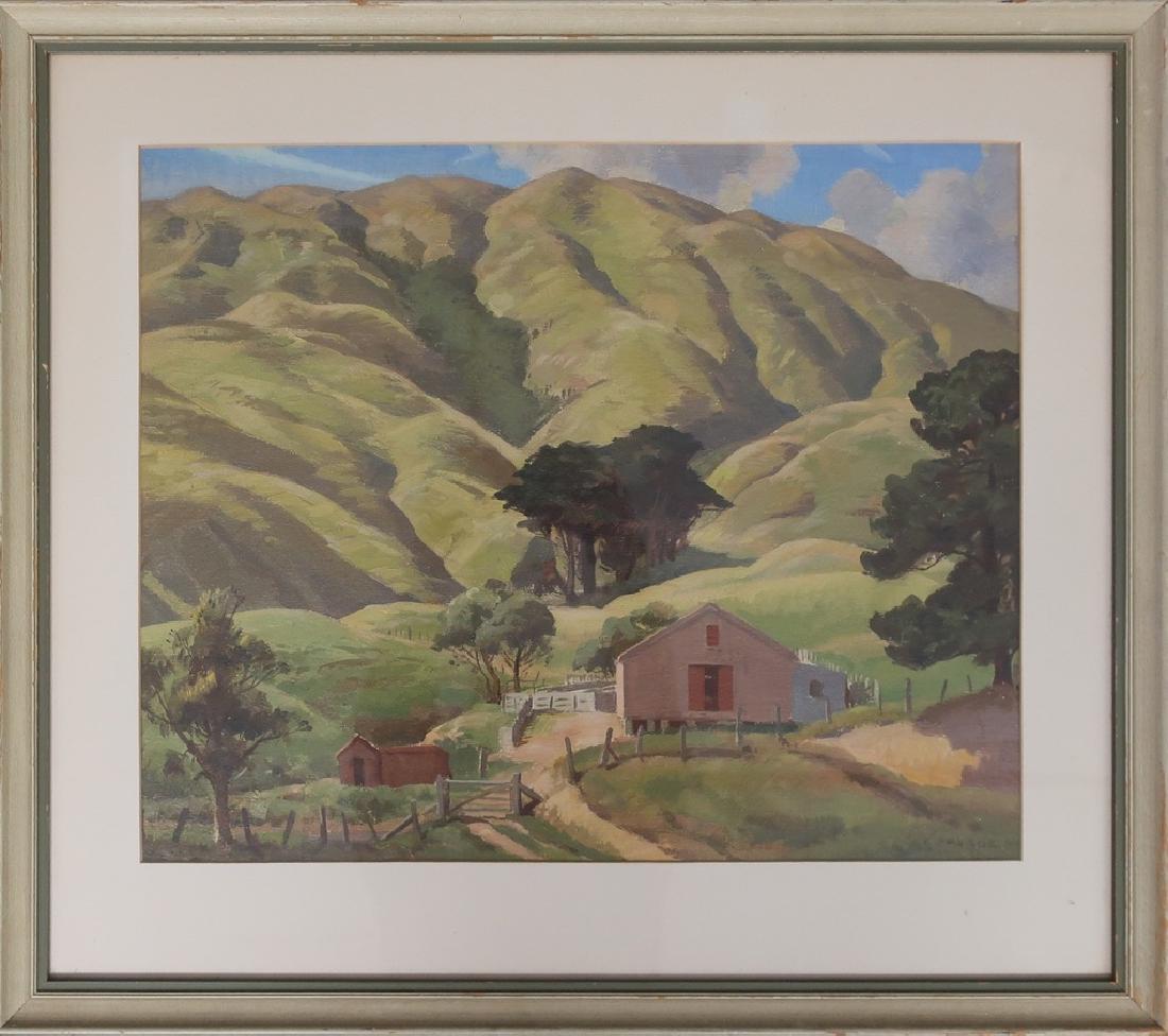 Cedric Savage Oil on Canvas New Zealand Landscape (1 of 4)