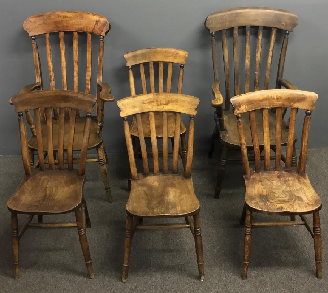 Set of Six English Windsor Chairs (1 of 2)