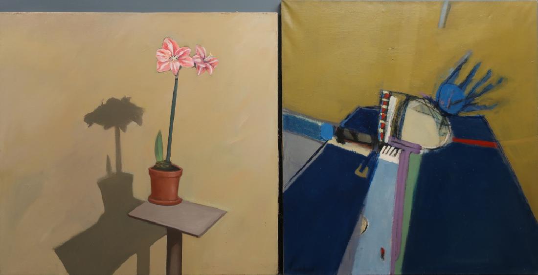 Two Oil on Canvas Paintings by Jimmy Lueders (1 of 3)