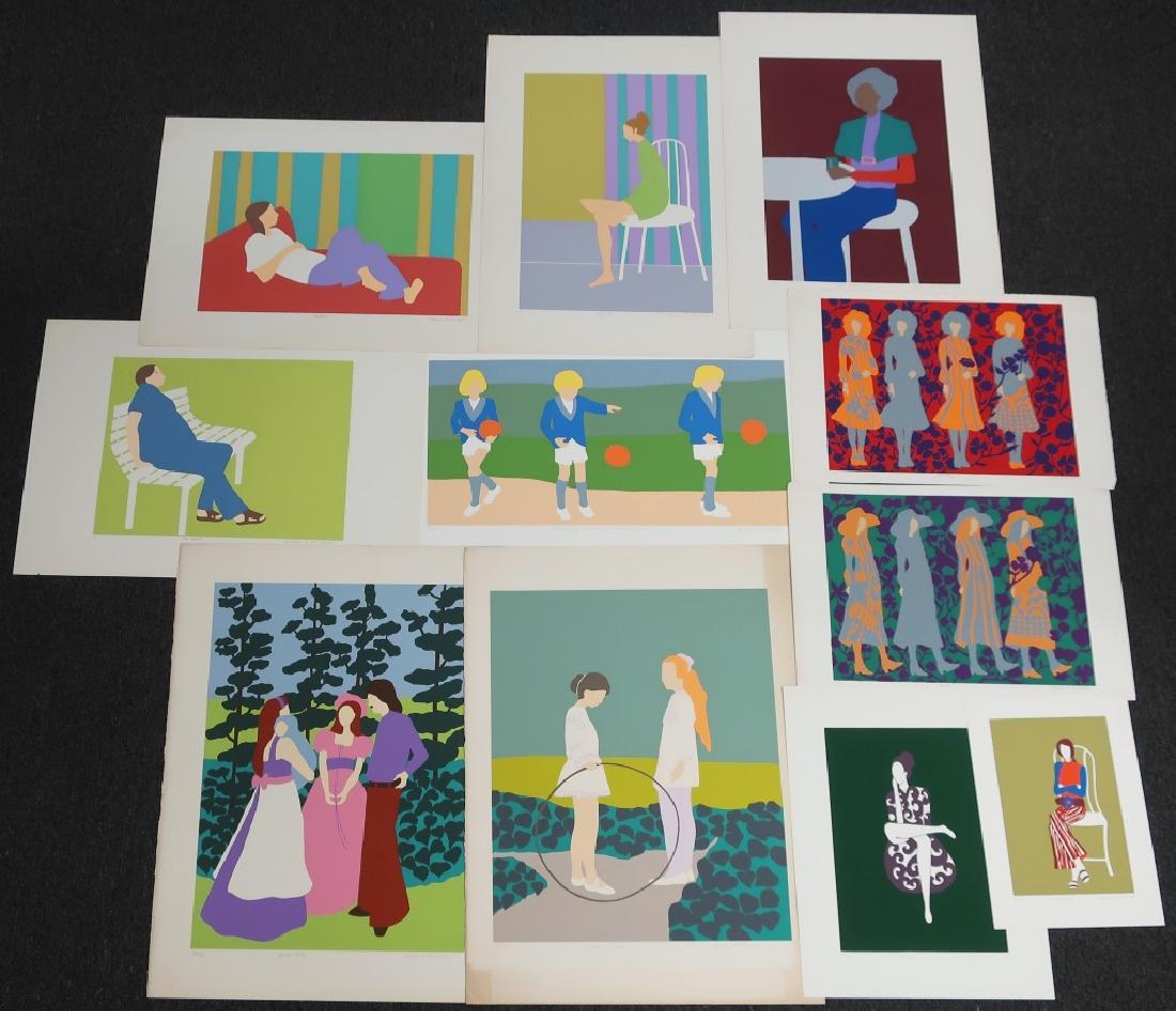 Large Folio of Ariane Berman Serigraphs (1 of 1)