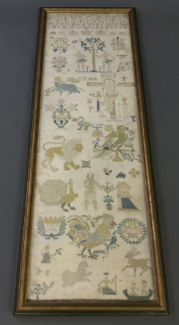 German Silk on Linen Show Towel (1 of 2)